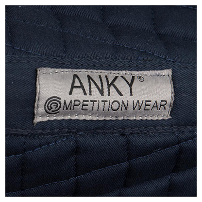 Anky – Tapis de selle ANKY® Cotton Twill Dressage Bleu nuit dos  | Sellerie Bucéphale