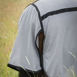 Back on Track – Couverture anti-mouches sans cou Buzter Argent 155  | Sellerie Bucéphale