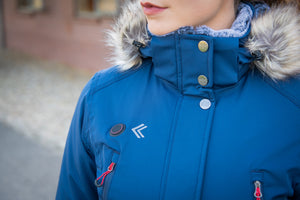 WHIS – Veste longue WHIS Coach Bleu Marine XXL  | Sellerie Bucéphale