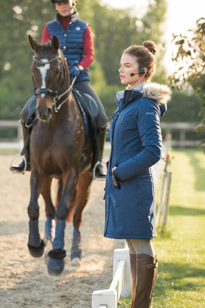 WHIS – Veste longue WHIS Coach Bleu Marine XXL  | Sellerie Bucéphale