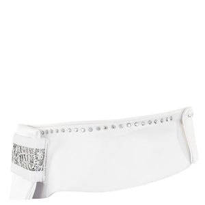 Anky – Lavallière ANKY® Variable Argent détail col strass | Sellerie Bucéphale