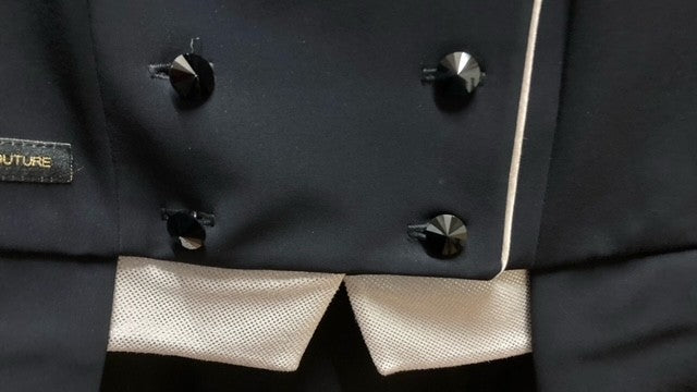 Lamantia Couture – Mini-frac Lamantia Couture femme SoftShell col suédine beige 40   | Sellerie Bucéphale