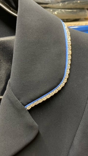 Lamantia Couture – Veste Lamantia Couture femme Bleu strass 42   | Sellerie Bucéphale