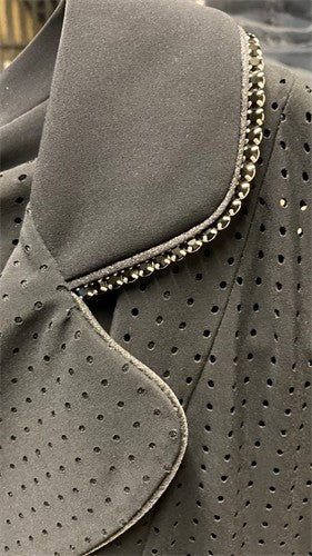 Lamantia Couture – Frac Lamantia Couture femme tissu perforé sur-mesure   | Sellerie Bucéphale