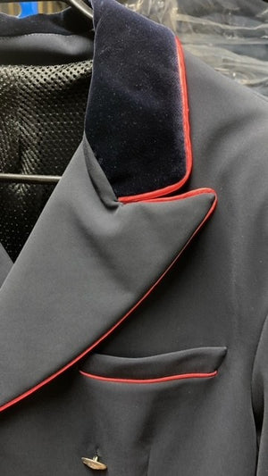 Lamantia Couture – Frac Lamantia Couture homme bleu nuit et rouge L   | Sellerie Bucéphale