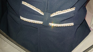 Lamantia Couture – Frac Lamantia Couture femme bordure blanche et strass 38   | Sellerie Bucéphale