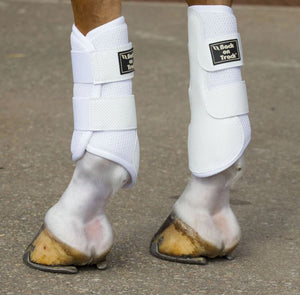 Back on Track – Guêtres fermées 3D mesh Back on Track Blanc M  | Sellerie Bucéphale