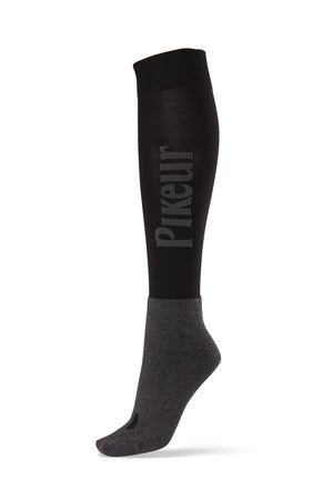 Pikeur – Chaussettes tubes Pikeur Anthracite 35-40  | Sellerie Bucéphale