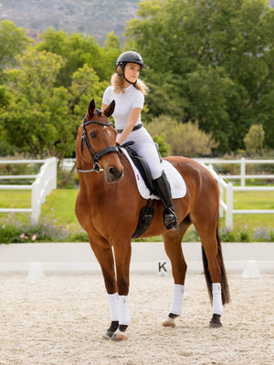 Le Mieux – Tapis LeMieux Loire Memory Dressage Blanc Dressage  | Sellerie Bucéphale