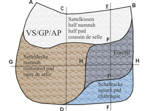 Mattès – Amortisseur mixte en mouton Mattès L Noir Noir (22) | Sellerie Bucéphale