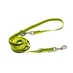 Sprenger – Laisse caoutchoutée réglable coloris Jaune  | Sellerie Bucéphale