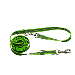 Sprenger – Laisse caoutchoutée réglable coloris Vert | Sellerie Bucéphale