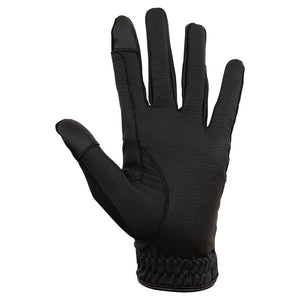 Anky – Gants Technical Mesh Noir-cuivre paume | Sellerie Bucéphale