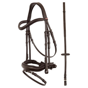 BR – Bridon Premiere Lalevade Noir-blanc Cheval  | Sellerie Bucéphale