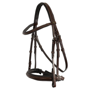 BR – Bridon de chasse BR Oxford Tabac Cheval  | Sellerie Bucéphale