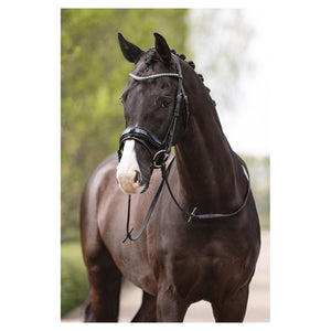 Anky – Bridon Anky Comfort Fit Double Anatomical Noir-blanc Cheval  | Sellerie Bucéphale