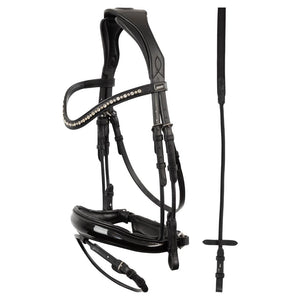 Briglia Da Gara Shires Velociti Comfort Fit | Modello Velociti GARA, Colore Nero - Foto 5