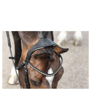 Anky – Bridon Anky Comfort Fit Double Anatomical Noir-blanc Cheval  | Sellerie Bucéphale