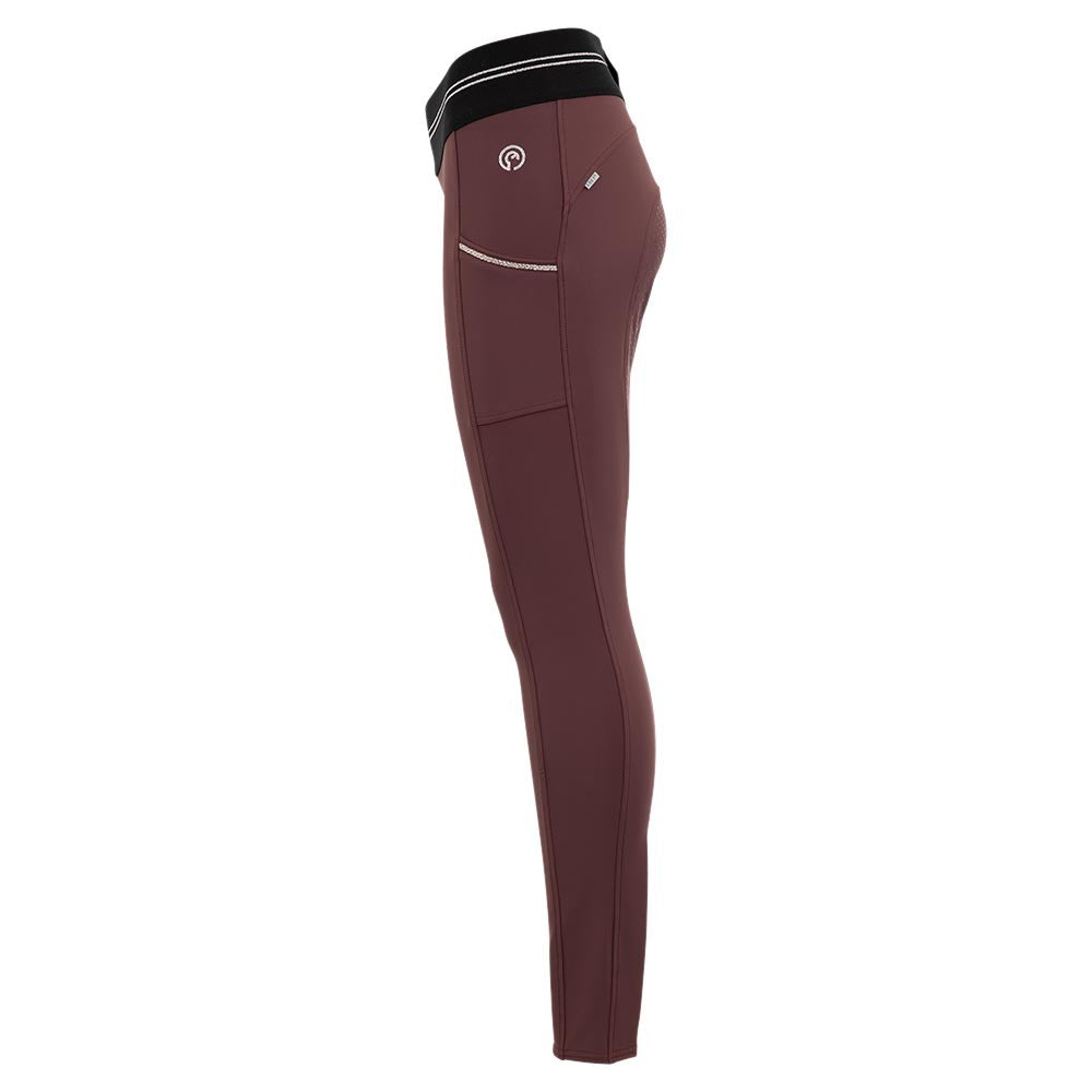 Anky – Legging Tights Tournament Silicone Seat Bordeaux 32  | Sellerie Bucéphale