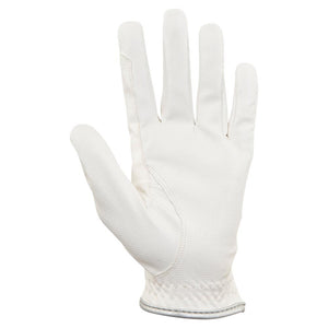 Anky – Gants de Competition Rhinestone Blanc 6,5  | Sellerie Bucéphale