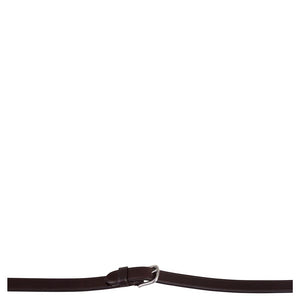 BR – Rênes hunter en cuir rond Noir-Doré   | Sellerie Bucéphale