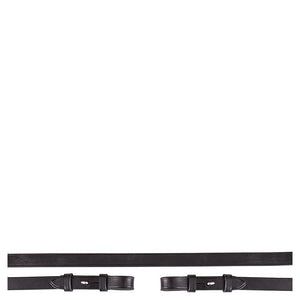 BR – Rênes en cuir BR Noir-Doré 16mm  | Sellerie Bucéphale