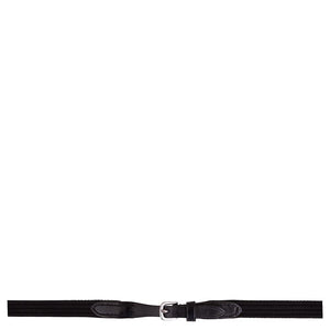 BR – Rênes en toile Noir/Argenté | Sellerie Bucéphale