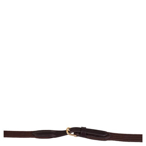 BR – Rênes en toile Marron/Doré  Sellerie Bucéphale