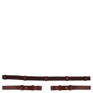 BR – Rênes en toile Tabac | Sellerie Bucéphale