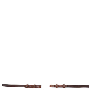 BR – Rênes hunter à arrêtoirs et crochet BR oak (brun)   | Sellerie Bucéphale
