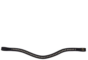 BR – Frontal BR Vosges Vague Noir/Crystal Cheval  | Sellerie Bucéphale