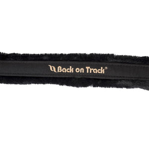 Back on Track – Licol Haze collection Noir  broderie rose | Sellerie Bucéphale