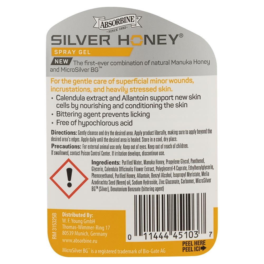 Absorbine – Spray Absorbine Silver Honey 236ml   | Sellerie Bucéphale