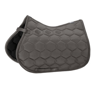 Eskadron – Tapis de selle Eskadron Glossy Wave Personnalisable 1 cordelette Bleu Marine Dressage  | Sellerie Bucéphale