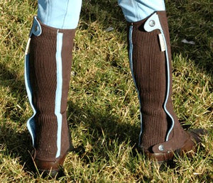 Lamicell – Mini-chaps Youngster Lamicell Choco-Ciel 8 ans  | Sellerie Bucéphale