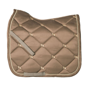 Back on Track – Tapis de Selle Dressage Night Collection Nougat | Sellerie Bucéphale