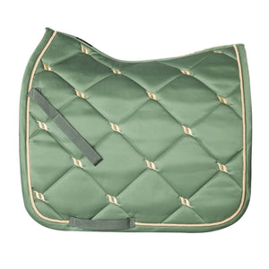 Back on Track – Tapis de Selle Dressage Night Collection Vert olive | Sellerie Bucéphale