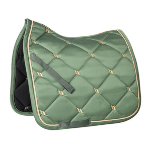 Back on Track – Tapis de Selle Dressage Night Collection Vert olive | Sellerie Bucéphale