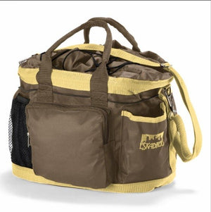 Eskadron – Sac de pansage Eskadron Marron-Jaune | Sellerie Bucéphale
