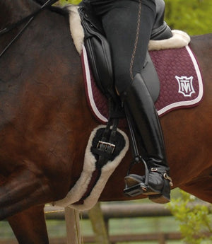 Mattès – Sangle tissu coton courte anatomique avec housse amovible Mattès 60cm   | Sellerie Bucéphale