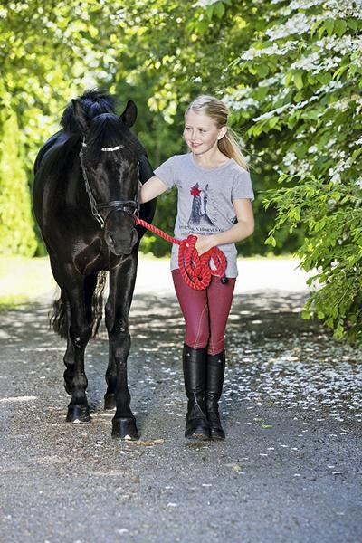Mountain Horse – T-shirt Ruby Mountain Horse Gris 10 ans  | Sellerie Bucéphale