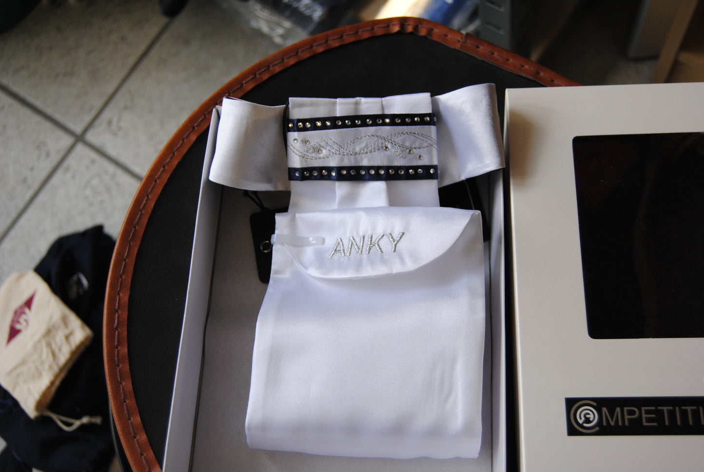 Anky – Cravate Anky Fancy C-Wear XS White/white  | Sellerie Bucéphale