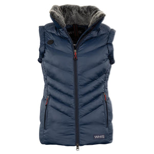 WHIS – Gilet Heated Stepped Coach Bleu marine XL  | Sellerie Bucéphale