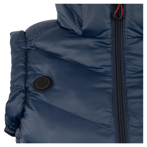 WHIS – Gilet Heated Stepped Coach Bleu marine XXL  | Sellerie Bucéphale