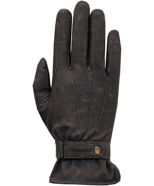 Roeckl – Gants Roeckl WEYMOUTH Noir stonewashed | Sellerie Bucéphale