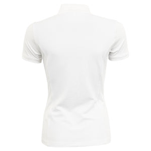 BR – Polo BR Calgary Competition femme Blanc dos  | Sellerie Bucéphale
