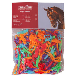BR – Elastiques pour la crinière Magic Multicolores | Sellerie Bucéphale