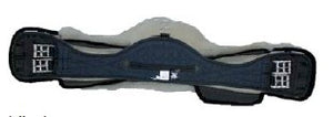 Mattès – Sangle courte asymétrique Noire avec housse amovible Mattès Naturel 60 cm  | Sellerie Bucéphale