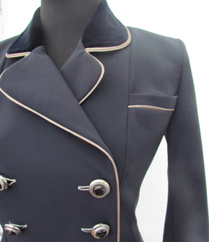 Lamantia Couture – Mini-frac Lamantia Couture femme 34 avec boutons strass Softshell fin | Sellerie Bucéphale