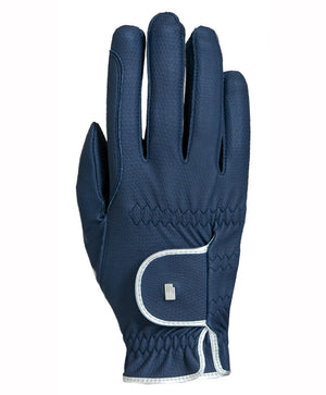 Gants Roeckl Lona coloris Marine-Argent | Sellerie Bucéphale